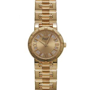 PIAGET Dancer 125th Anniversary 80563K81 Gold/Circle Diamond Ladies Watches ...